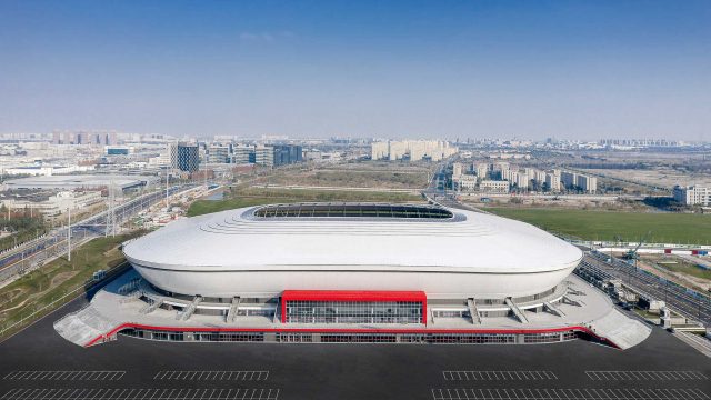 The Shanghai Pudong Football Stadium was to be a host stadium at AFC Asian Cup 2023