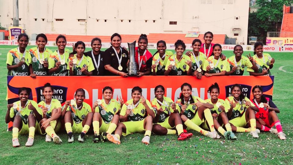 Indumathi strikes as Tamil Nadu downs Haryana to win the senior National Women’s Football Champion