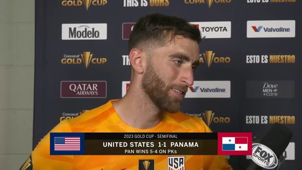 'We didn't get the job done tonight' - Matt Turner talks USMNT's loss to Panama in Gold Cup Semifinals