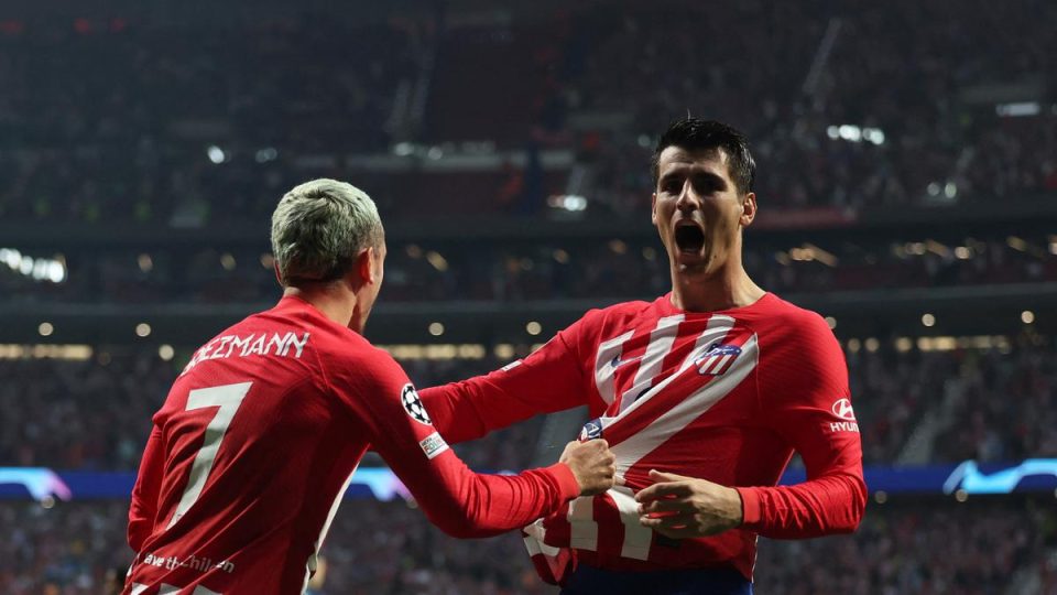 UEFA Champions League: Morata scores twice to lead Atletico to 3-2 win over Feyenoord