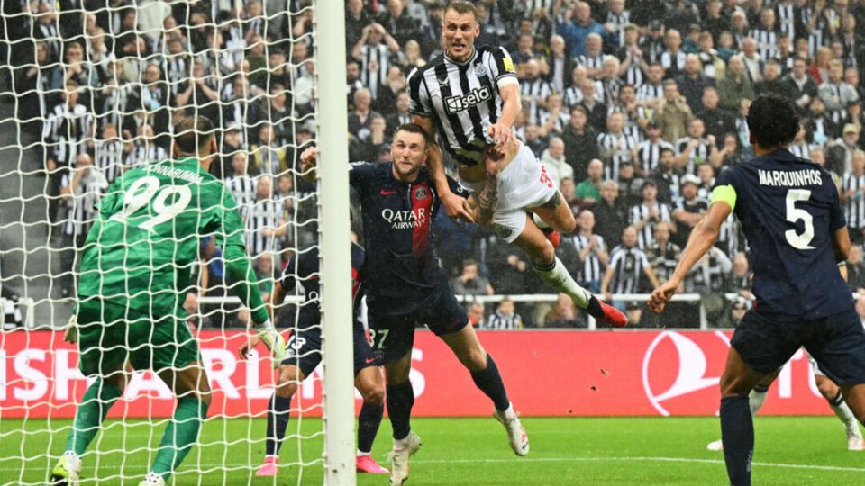 Watch: No looking back for Newcastle after Burn's header