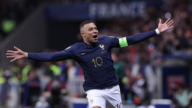 France score FOURTEEN against Gibraltar as Mbappe nets hat-trick