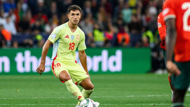 MUNICH, GERMANY - 8 JUNE, 2025: Martin Zubimendi - The final match UEFA Nations League 2025 Portugal vs Spain at Allianz Arena. — Photo by vitaliivitleo