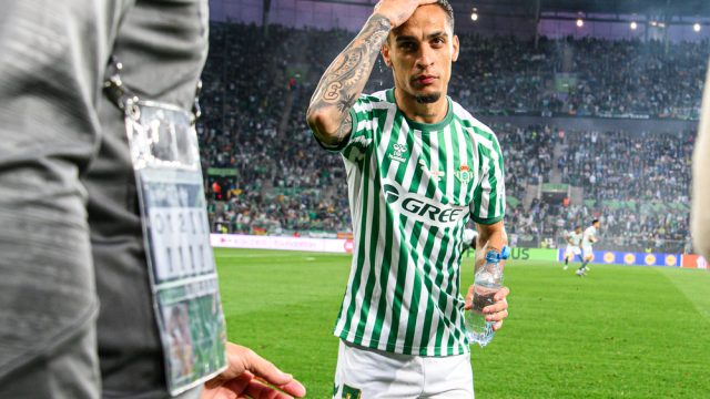 WROCLAW, POLAND - 28 MAY, 2025: Antony - The final match UEFA Europa Conference League Real Betis vs Chelsea FC at Wroclaw Stadium. — Photo by vitaliivitleo