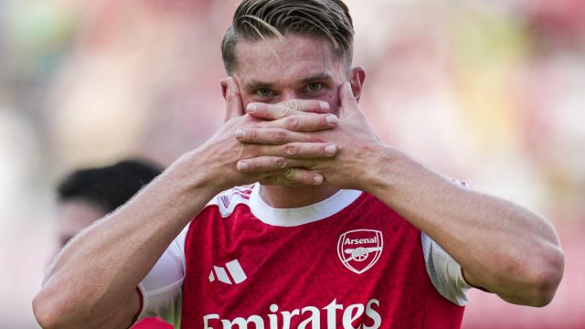 Viktor Gyokeres of Arsenal during the Pre-season friendly match Arsenal vs Athletic Bilbao at Emirates Stadium, London, United Kingdom, 9th August 2025 — Photo by operations@newsimages.co.uk