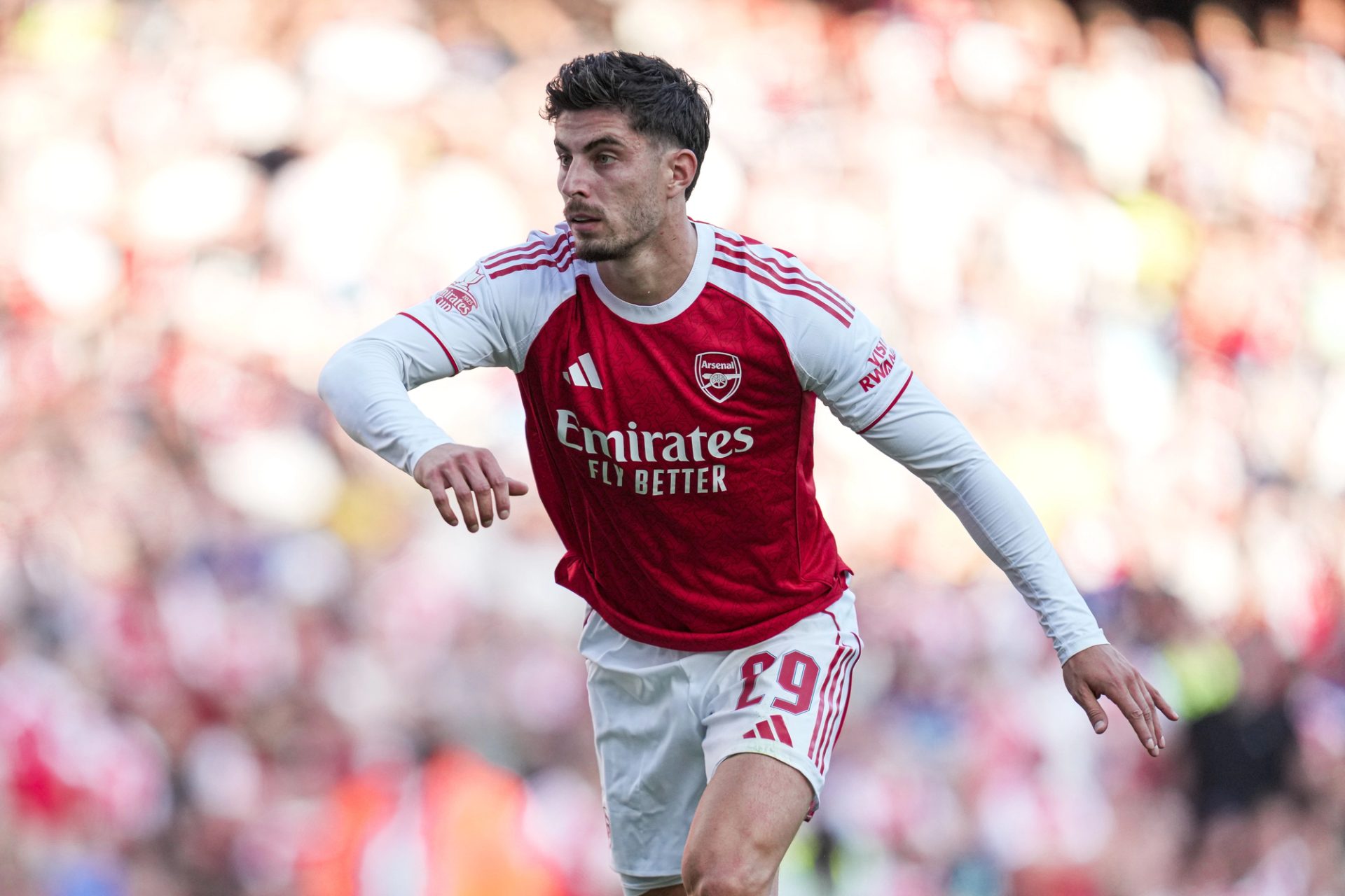Kai Havertz of Arsenal during the Pre-season friendly match Arsenal vs Athletic Bilbao at Emirates Stadium, London, United Kingdom, 9th August 2025 — Photo by operations@newsimages.co.uk