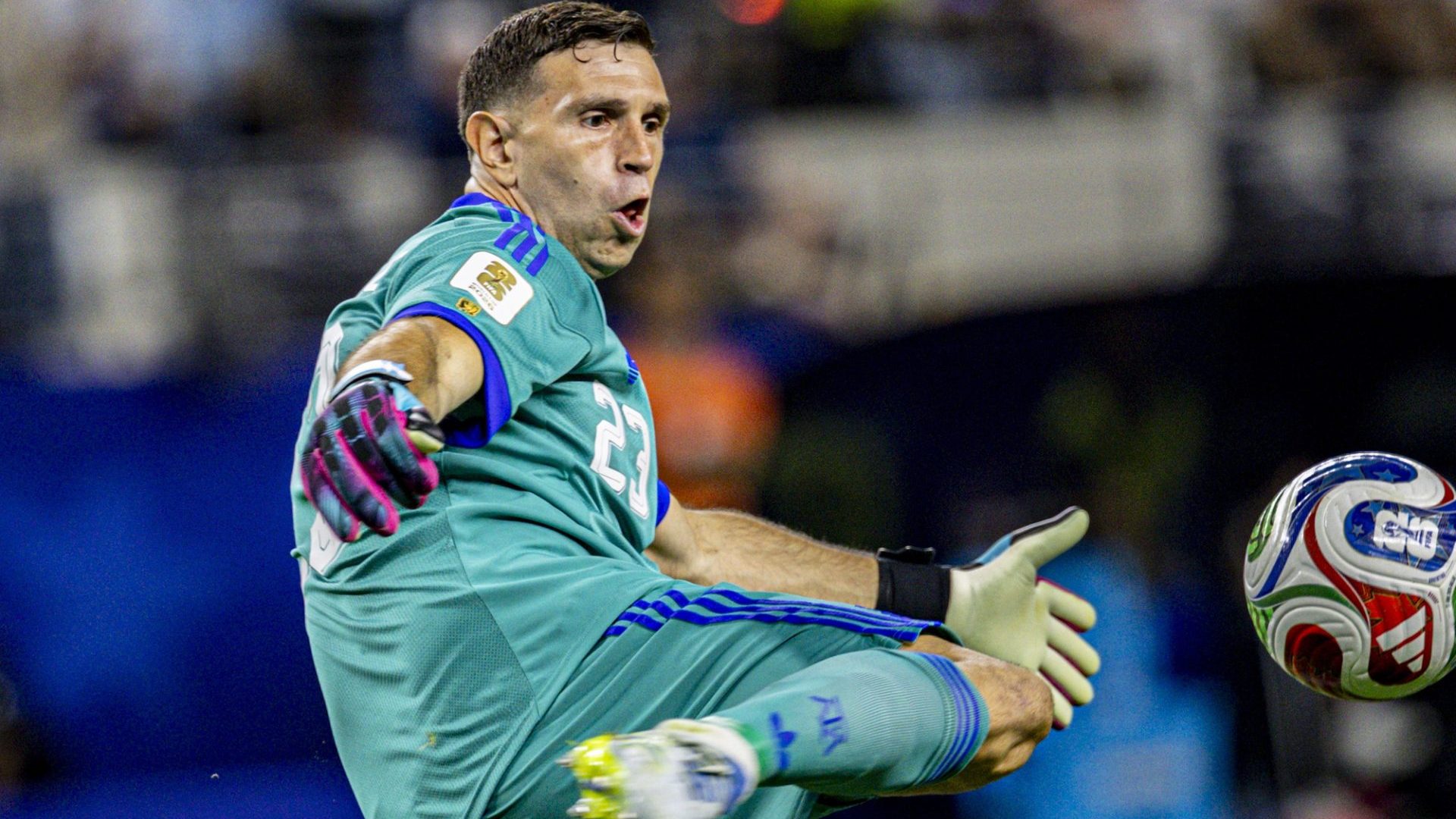 Arlington (TX), 06/27/2026 - Emiliano Martinez in a match between Jordan and Argentina, valid for the third round of group J of the 2026 World Cup, played at Dallas Stadium, in Arlington, Texas. (pedro paulo diaz\thenews2) — Photo by thenews2.com