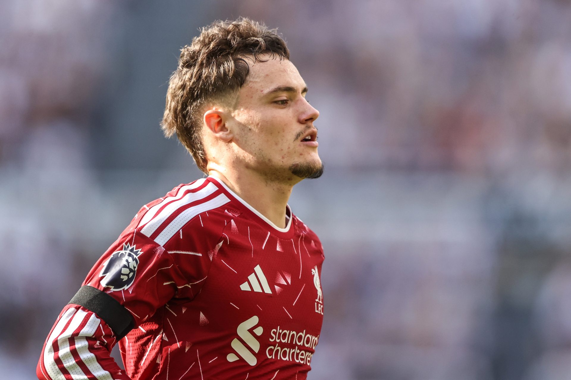 Florian Wirtz of Liverpool during the Premier League match Newcastle Untied vs Liverpool at St. James's Park, Newcastle, United Kingdom on 23 August 2026 — Photo by operations@newsimages.co.uk