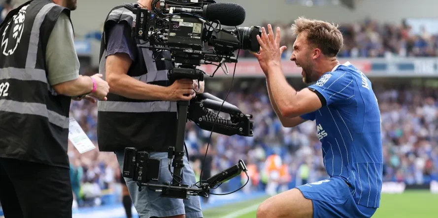 Jack Hinshelwood makes sure TV viewers knows who was on target