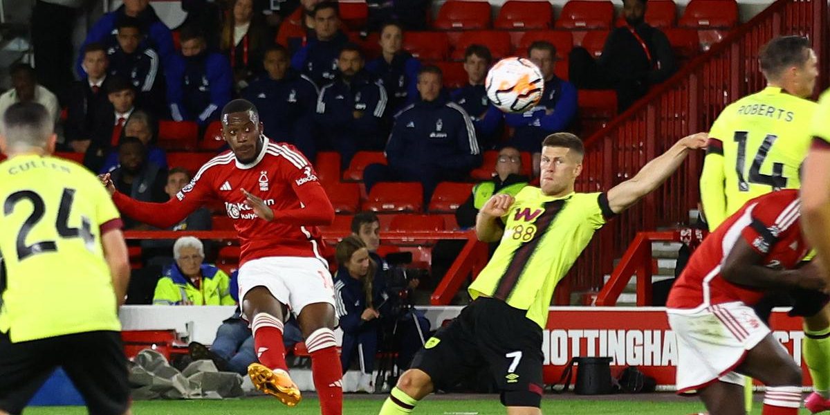 Premier League: Hudson-Odoi scores on Nottingham Forest debut to help salvage 1-1 draw against Burnley
