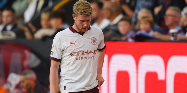 Guardiola confirms De Bruyne injury absence for 'a few months'