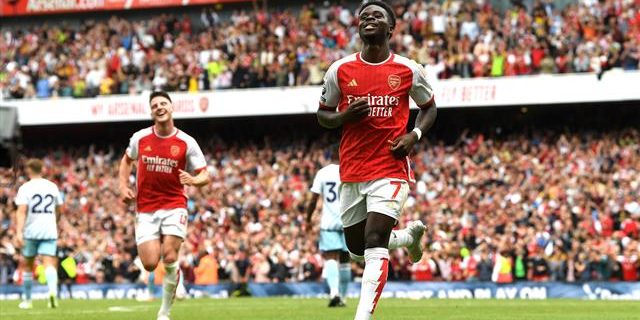 Exclusive: Saka hails 'one of my better goals', eyes 'challenges' ahead after Arsenal win