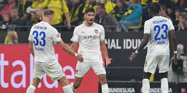 Dortmund surrender two-goal lead as Heidenheim earn first point