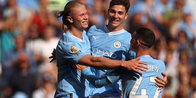 Haaland fires second-half hat-trick as Man City thrash Fulham to remain perfect