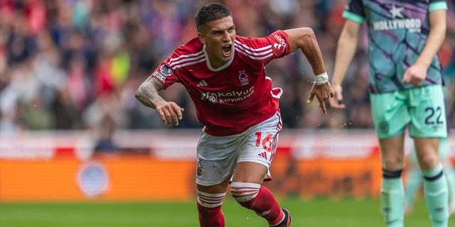 Dominguez earns point for 10-man Forest on home debut against Brentford