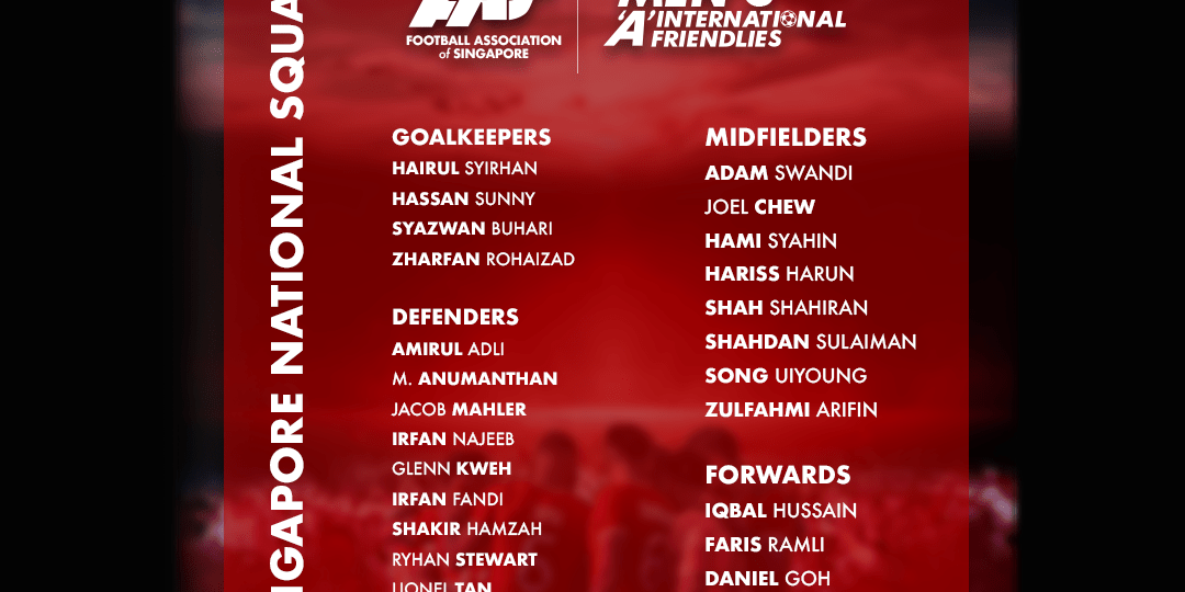 Lions squad named for upcoming friendlies in September