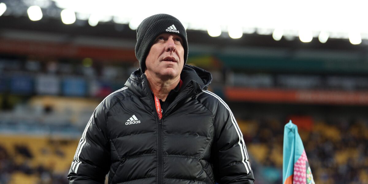 WELLINGTON, NEW ZEALAND - JULY 25: Alen Stajcic, Head Coach of Philippines, is seen prior to the FIFA Women's World Cup Australia &amp; New Zealand 2023 Group A match between New Zealand and Philippines at Wellington Regional Stadium on July 25, 2023 in Wellington / Te Whanganui-a-Tara, New Zealand. (Photo by Hagen Hopkins - FIFA/FIFA via Getty Images)