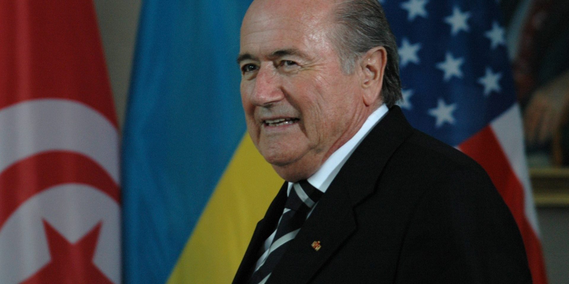 JULY 7, 2006 - BERLIN: Sepp Blatter at a reception for members of the FIFA executive committee in the Chanclery in Berlin — Photo by 360ber