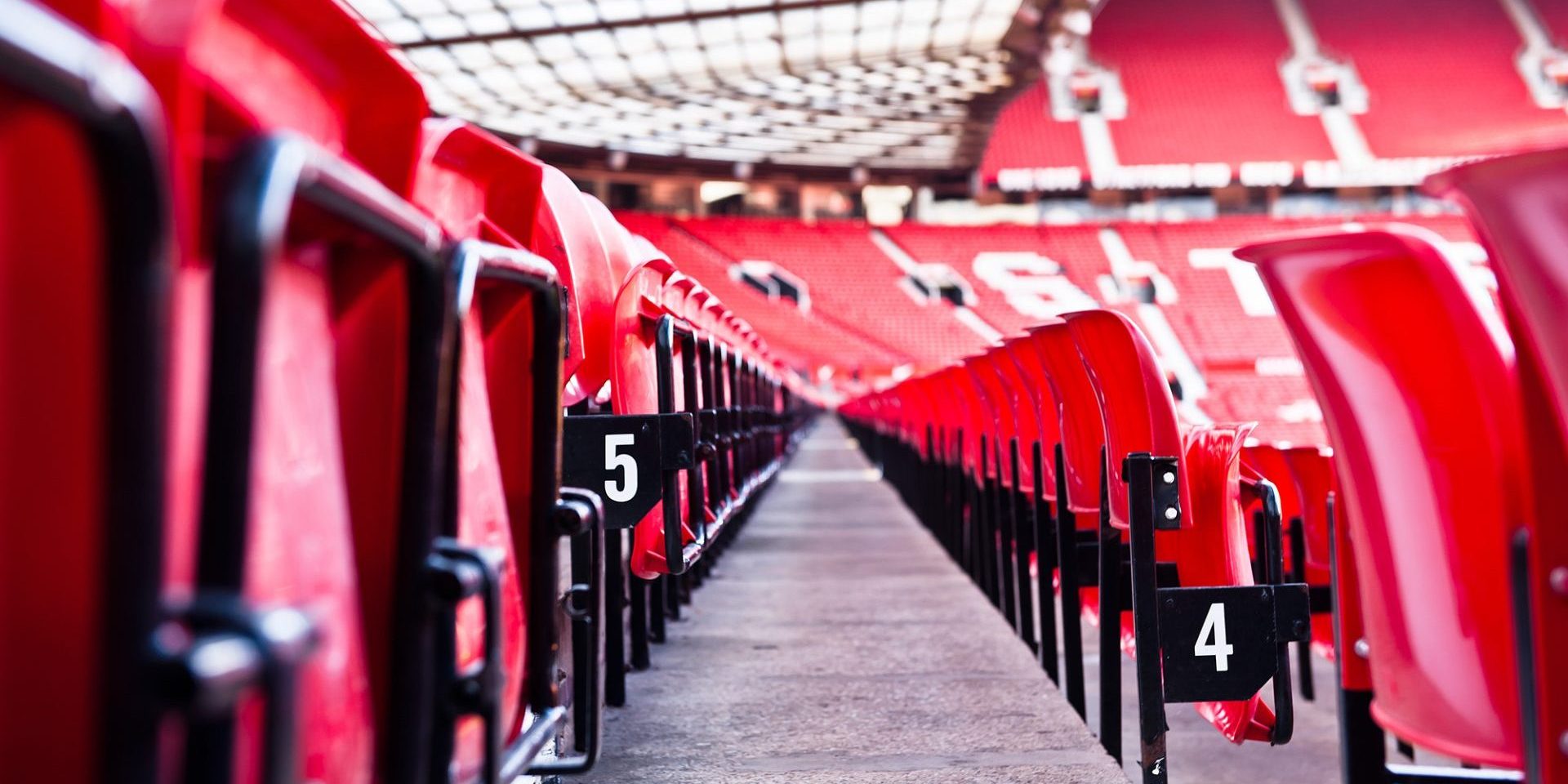 MANCHESTER, ENGLAND : Old Trafford stadium on December 26th, 2014 in Manchester, England. Old Trafford is home to Manchester United football club one of the most successful clubs in England — Photo by warasit
