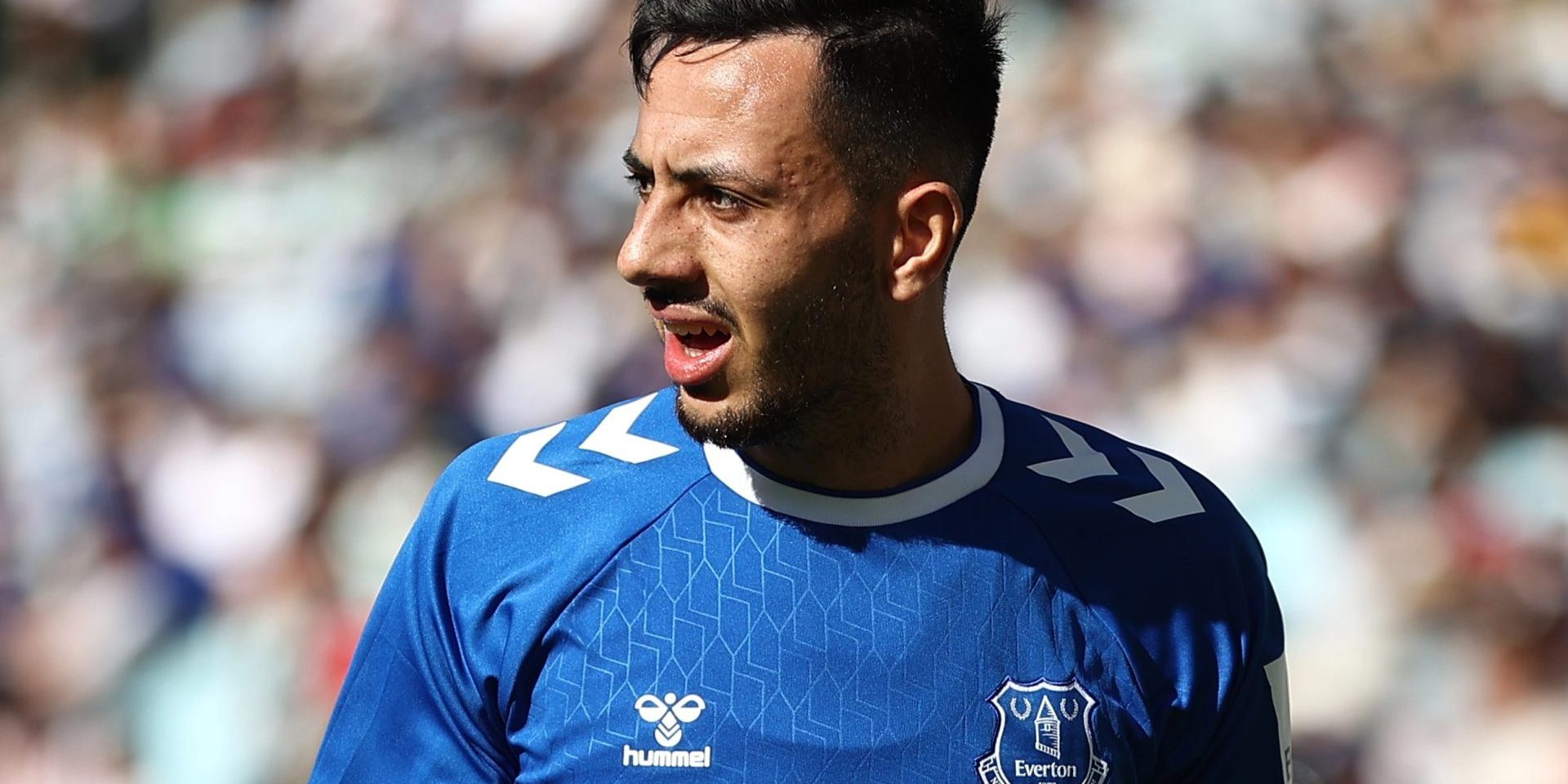 Dwight McNeil of Everton is seen during the Sydney Super Cup match Celtic vs Everton at Accor Stadium, Sydney, Australia, 20th November 2022 — Photo by operations@newsimages.co.uk