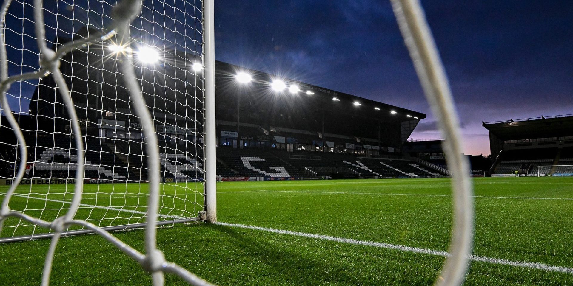 General view of Home Park during the Sky Bet League 1 match Plymouth Argyle vs Wycombe Wanderers at Home Park, Plymouth, United Kingdom (Photo by operations@newsimages.co.uk)