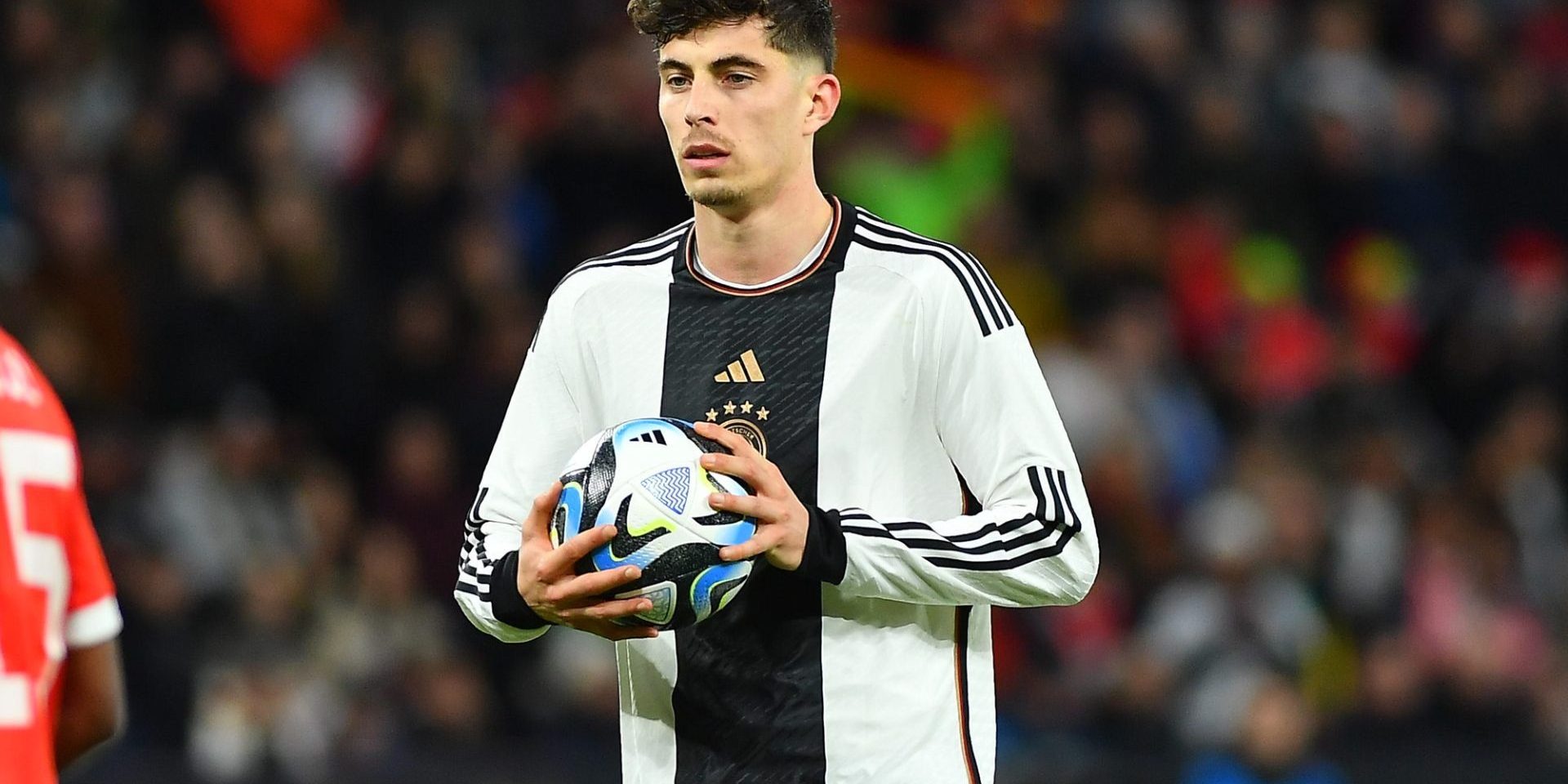 MAINZ, GERMANY - 25.03.23: Kai Havertz. The football match between Germany vs Peru at MEWA Arena — Photo by vitaliivitleo