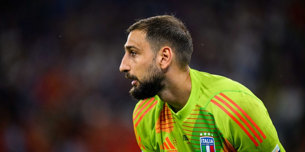 GELSENKIRCHEN, GERMANY - 20 JUNE, 2024: Gianluigi Donnarumma The football match of EURO 2024 Spain vs. Italy at Veltins Arena
