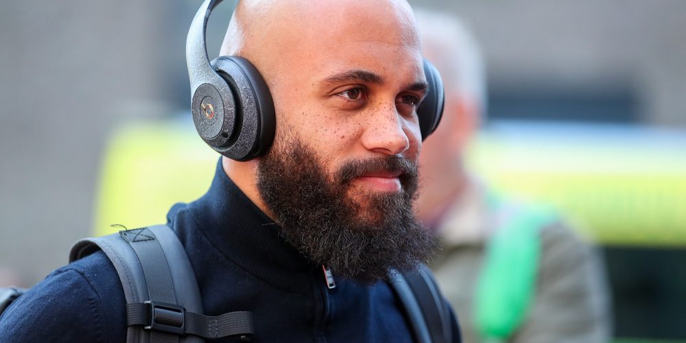 Bryan Mbeumo of Brentford arrives at The Gtech Community Stadium prior to during the Premier League match Brentford vs Chelsea at The Gtech Community Stadium, London, United Kingdom, 6th April 2025

(Photo by Izzy Poles/News Images)