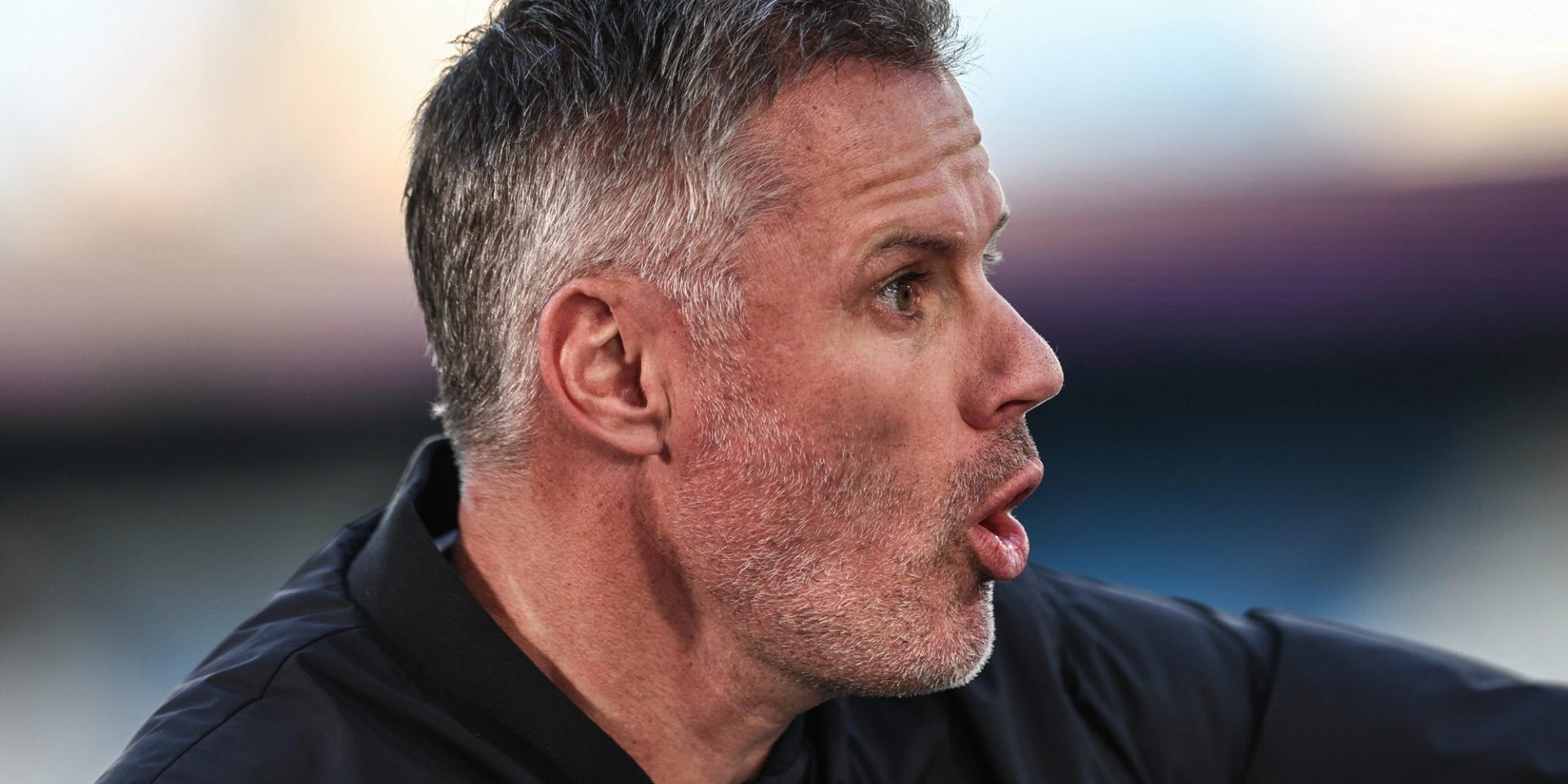 Jamie Carragher during the Premier League match Manchester City vs Wolverhampton Wanderers at Etihad Stadium, Manchester, United Kingdom, 2nd May 2025 — Photo by operations@newsimages.co.uk