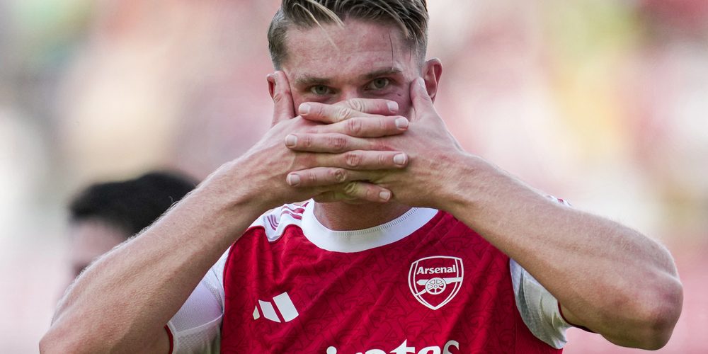 Viktor Gyokeres of Arsenal during the Pre-season friendly match Arsenal vs Athletic Bilbao at Emirates Stadium, London, United Kingdom, 9th August 2025 — Photo by operations@newsimages.co.uk