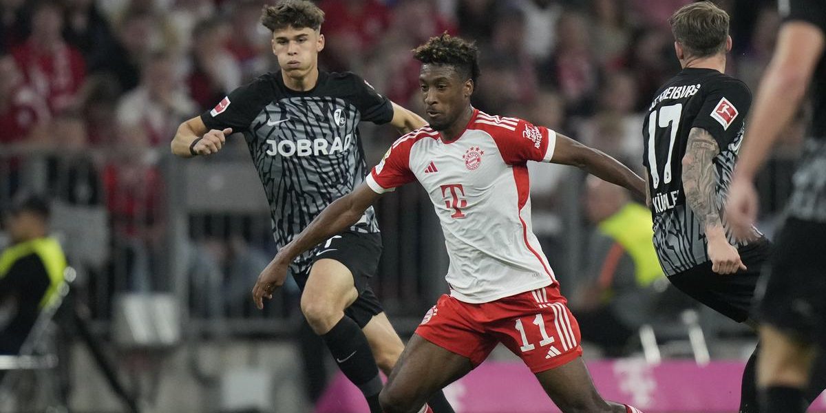 Bundesliga 2023-24: Coman’s double leads Bayern to 3-0 win over Freiburg