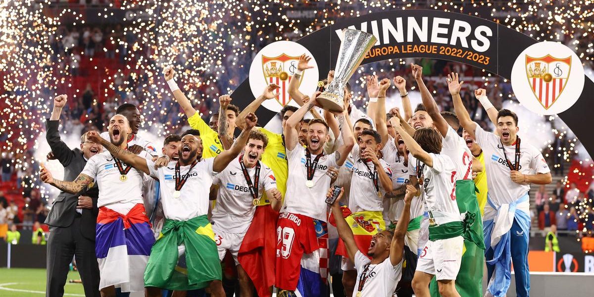 Sevilla wins seventh Europa League title after beating Roma on penalties