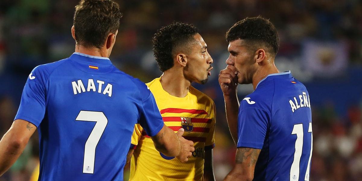 La Liga: Barcelona held by Getafe in feisty clash with three red cards