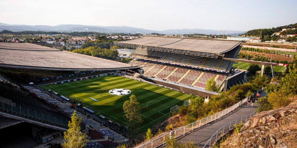 How they carved SC Braga’s stadium into a granite hillside