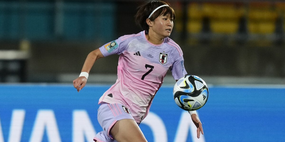 Hinata Miyazawa of Japan and Mynavi Sendai Ladies in action during the FIFA Women's World Cup Australia &amp; New Zealand 2023 Round of 16 match between Japan and Norway at Wellington Regional Stadium on August 5, 2023 in Wellington, New Zealand. (Photo by Jose Breton/Pics Action/NurPhoto) (Photo by Jose Breton / NurPhoto / NurPhoto via AFP)