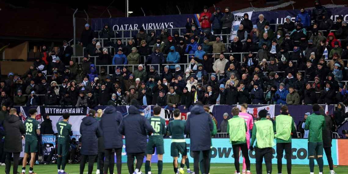 Manchester City fans in Norway