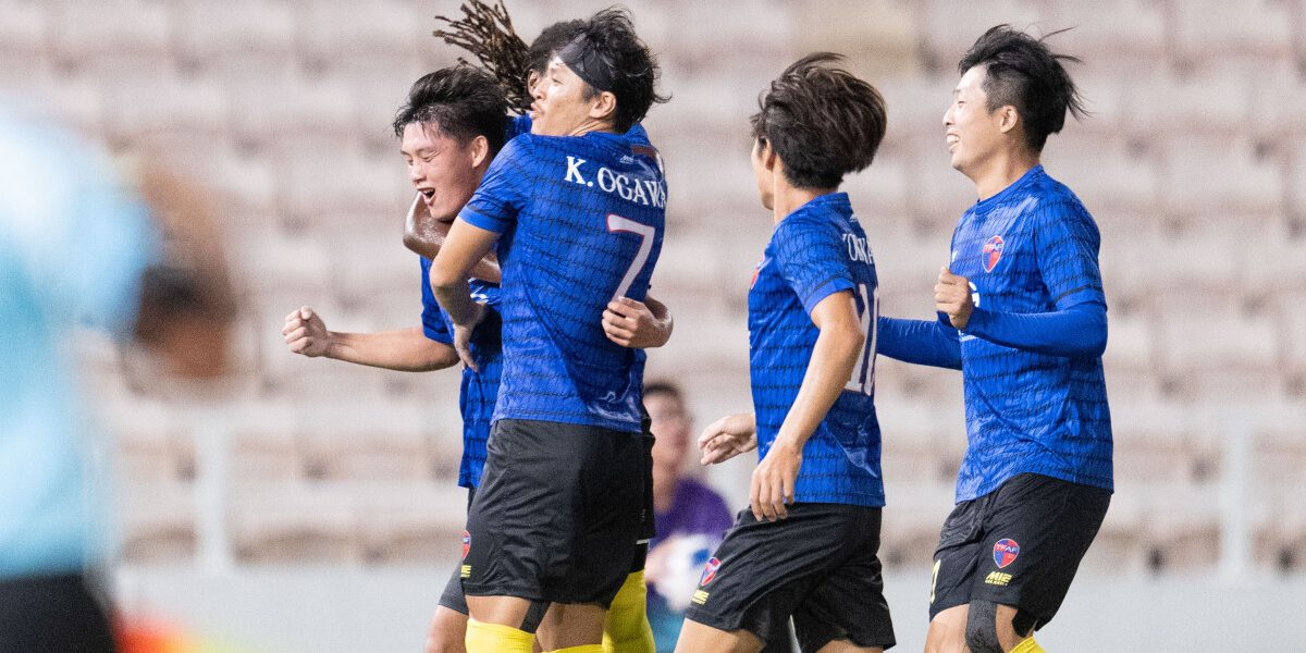 AFC Cup Playoffs MONTE CARLO (MAC) vs TAICHUNG FUTURO FC (TPE) on 23rd August, 2023 at Macau Olympic Stadium. Photo by Panda Man Chung Yan/ Takumi Images. All rights reserved.