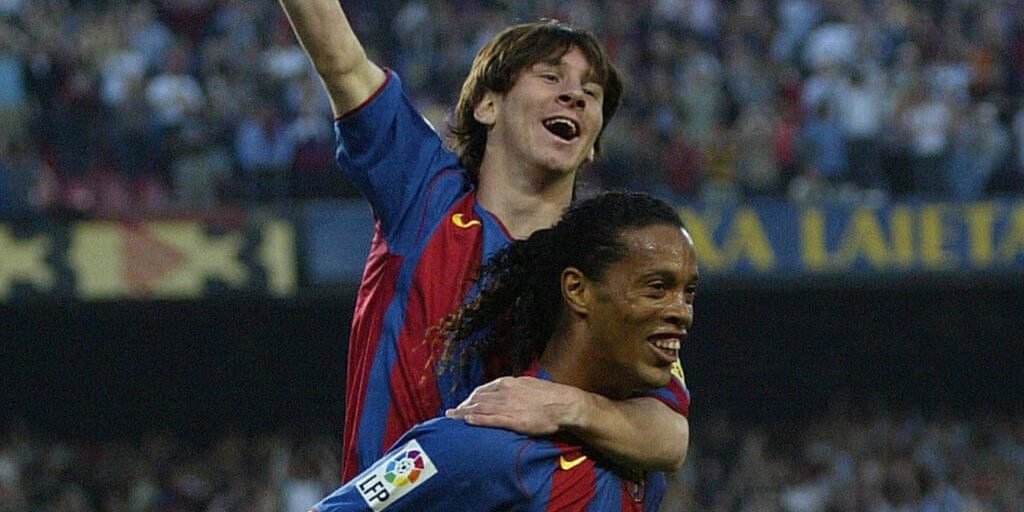 Ronaldinho on mentoring Lionel Messi at Barcelona: ‘We knew at 17 he’d be the best’