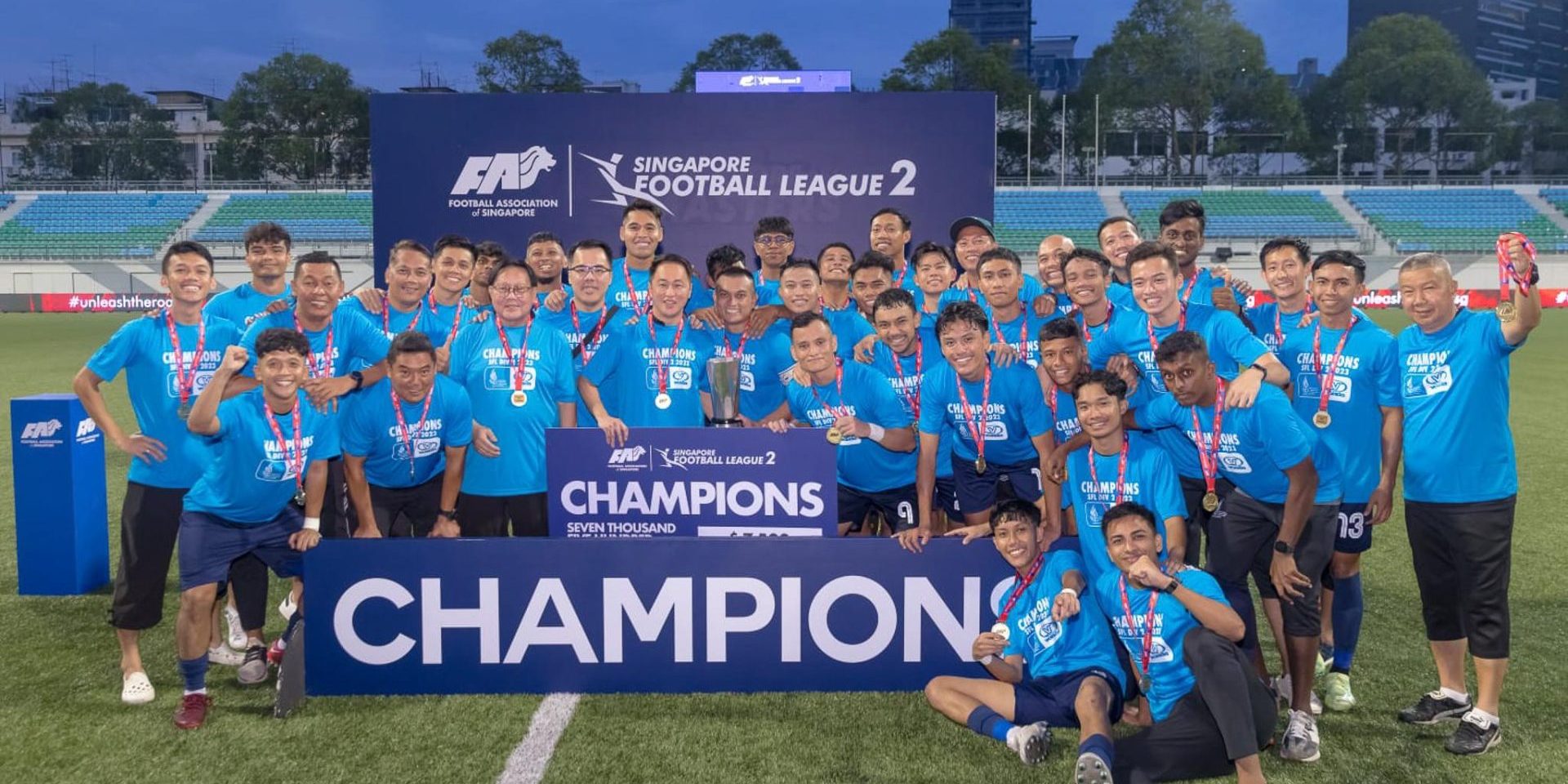 Police SA clinch Singapore Football League 2 title