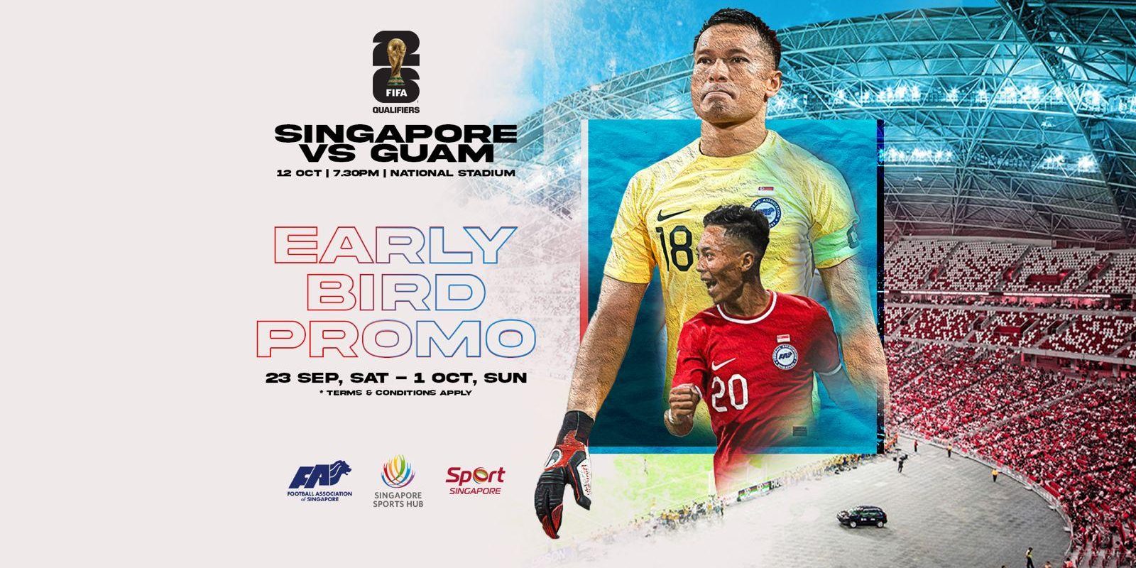 Singapore begin World Cup Qualification campaign with Guam play off