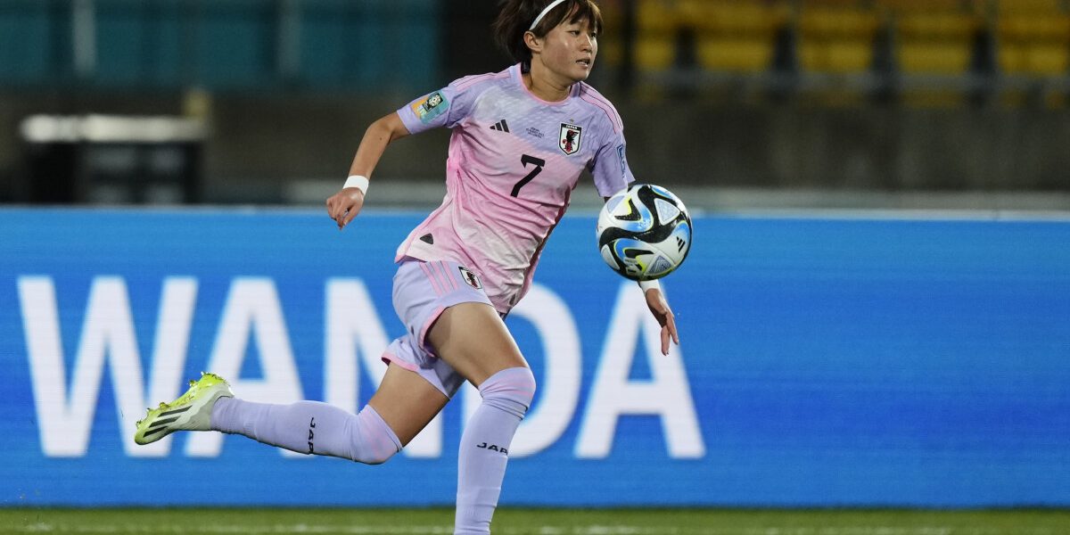 Hinata Miyazawa of Japan and Mynavi Sendai Ladies in action during the FIFA Women's World Cup Australia &amp; New Zealand 2023 Round of 16 match between Japan and Norway at Wellington Regional Stadium on August 5, 2023 in Wellington, New Zealand. (Photo by Jose Breton/Pics Action/NurPhoto) (Photo by Jose Breton / NurPhoto / NurPhoto via AFP)