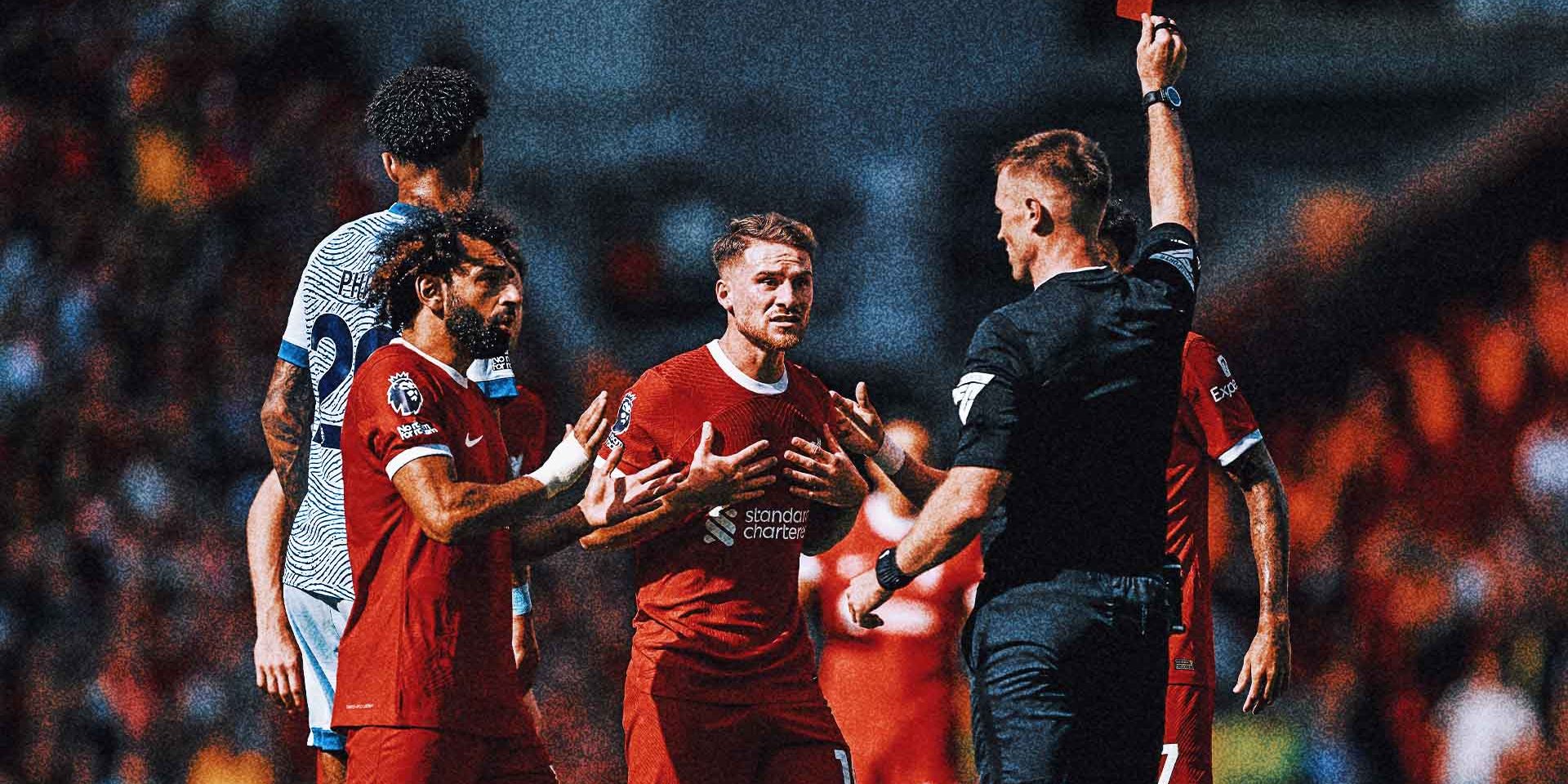 Liverpool earns first win of EPL season despite mid-game red card