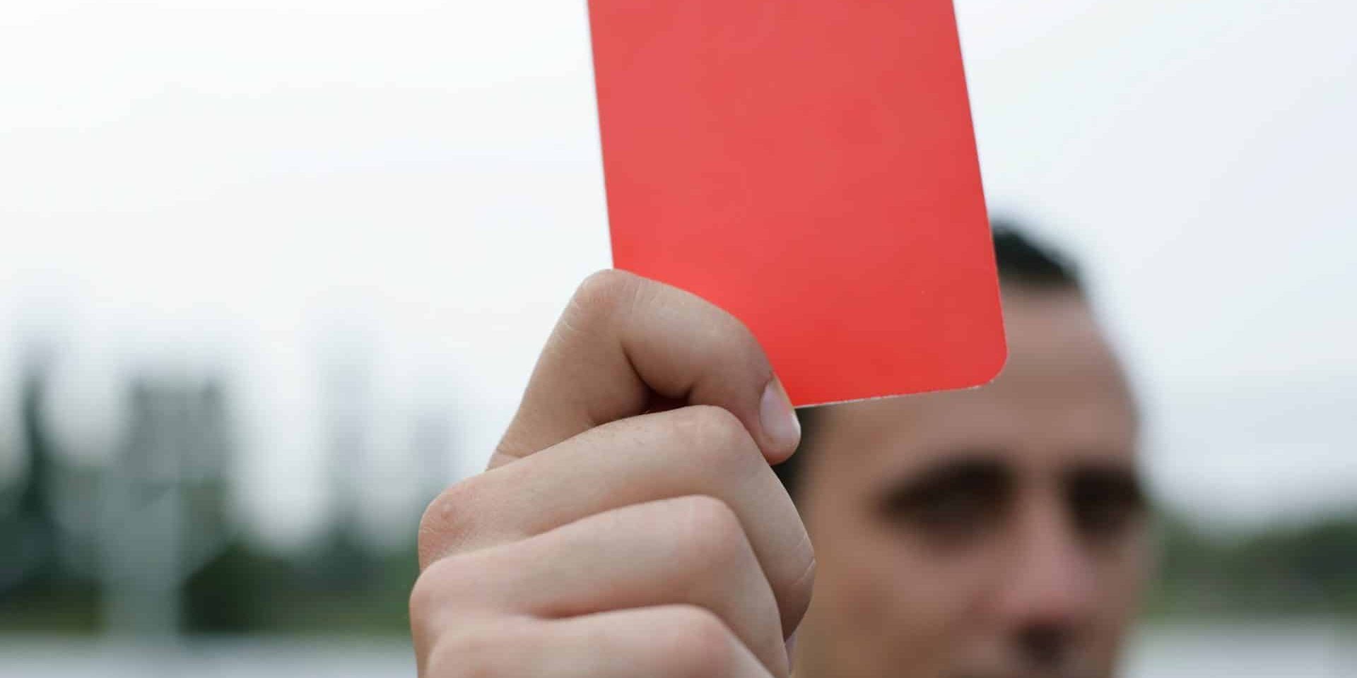 What Does A Red Card Mean In Soccer