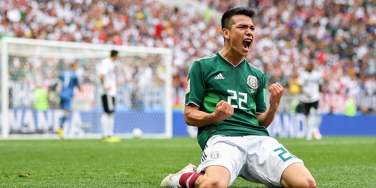 On this day: Chucky Lozano scored a RIDICULOUS goal in Mexico's victory over Germany in 2018 FIFA World Cup