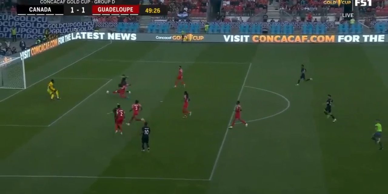 Canada's Lucas Cavallini nets an IMPRESSIVE goal to even out the match