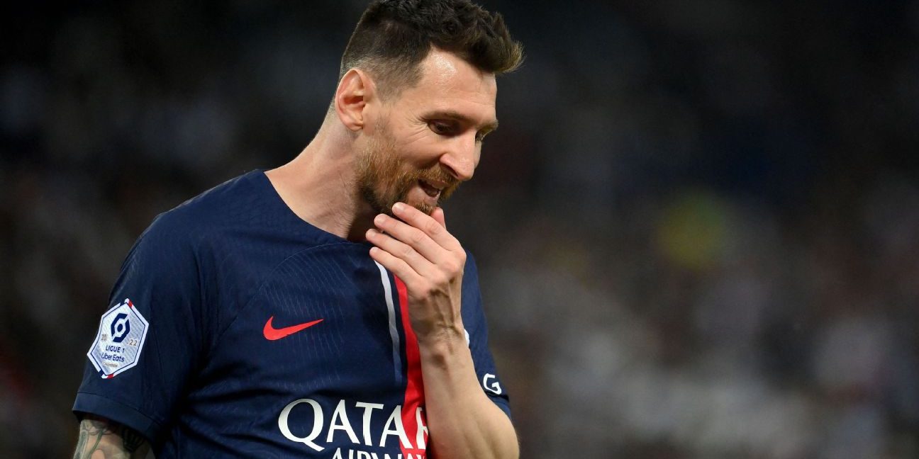 Messi booed on farewell as PSG slump to defeat