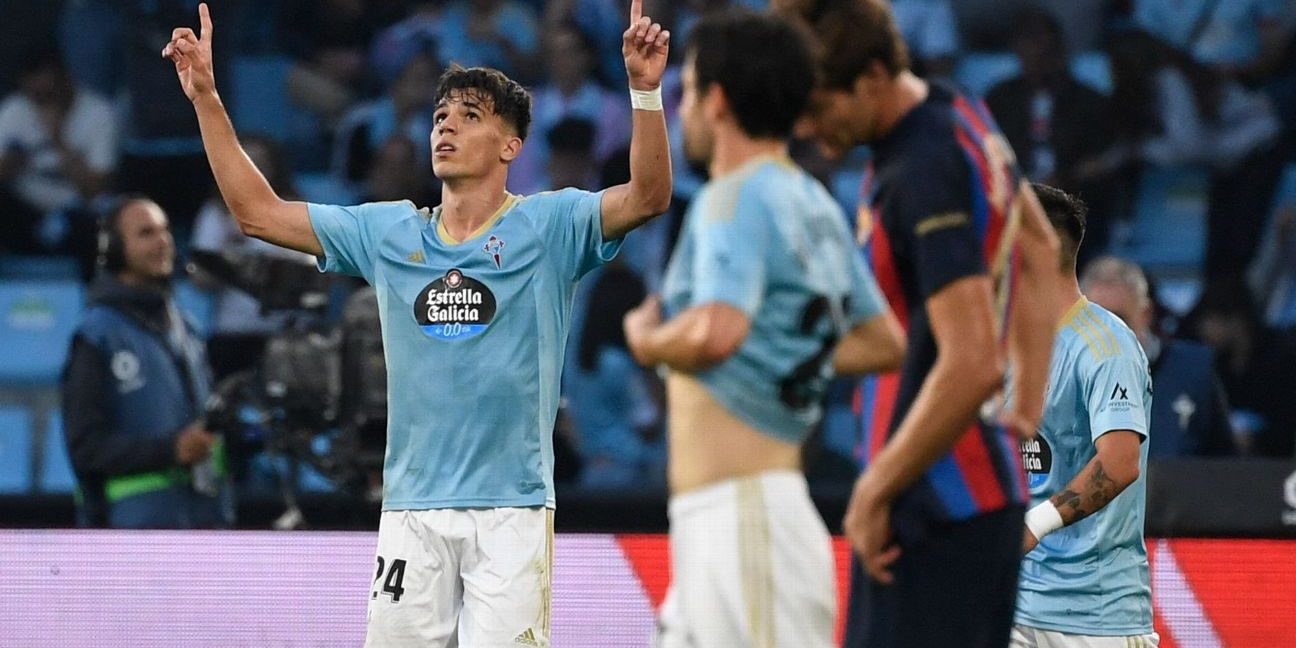 Celta edge Barca to beat drop, Valladolid down