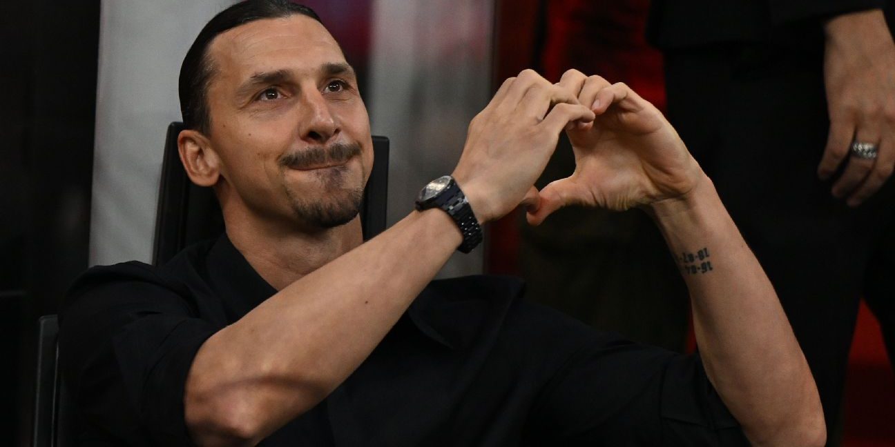 Ibrahimovic retires from game after Milan win