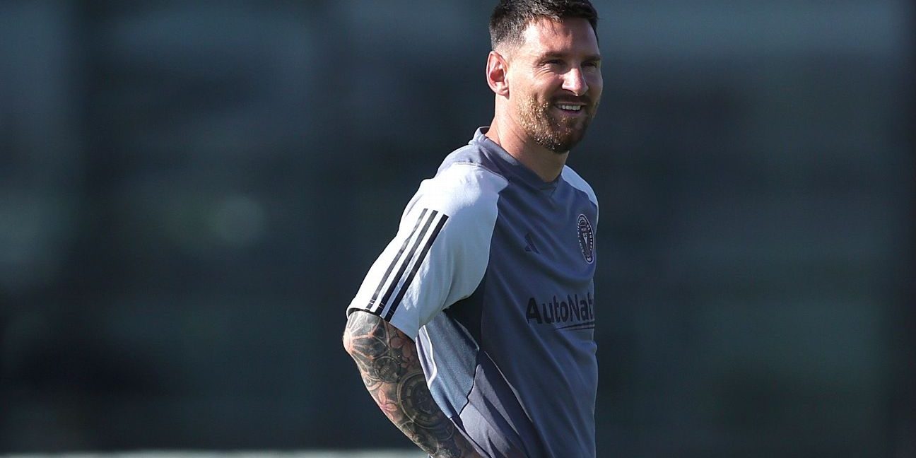 Messi on track for debut after 1st Miami training