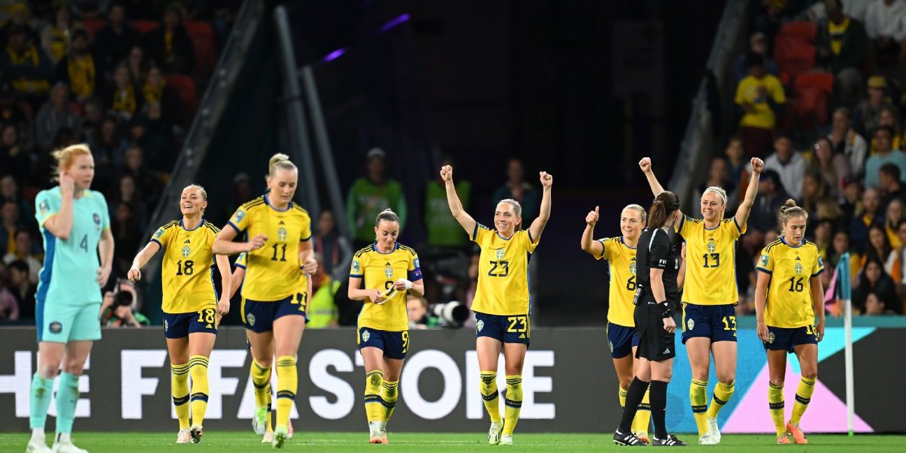 Sweden overcome Australia to win WWC bronze